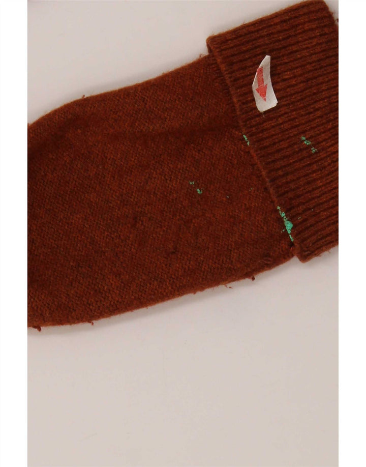 White Stuff Womens Open Cardigan Sweater UK 14 Large Brown Nylon