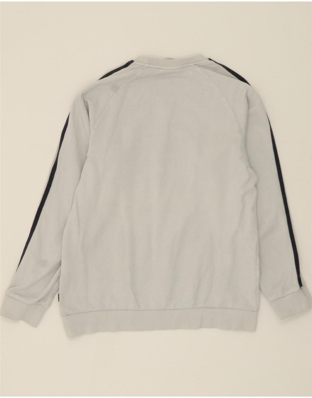 ADIDAS Mens Sweatshirt Jumper Small Blue Cotton Vintage Adidas and Second-Hand Adidas from Messina Hembry 