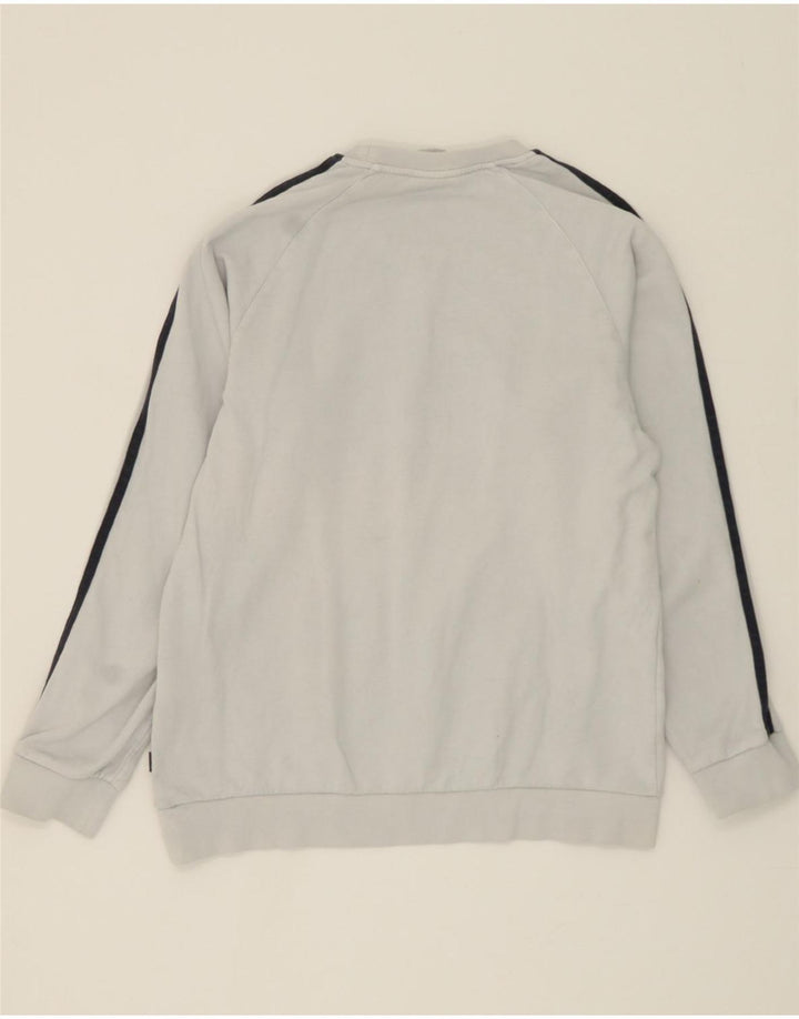 ADIDAS Mens Sweatshirt Jumper Small Blue Cotton Vintage Adidas and Second-Hand Adidas from Messina Hembry 