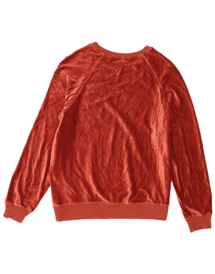 Marks & Spencer Womens Corduroy Sweatshirt Jumper UK 12 Medium Brown