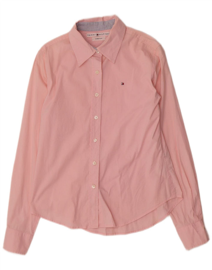 Tommy Hilfiger Chemise Femme US 8 Coton Rose Moyen