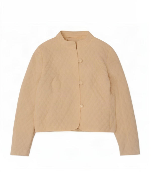 Goldix Chaqueta acolchada para mujer UK 8 Small Off White Poliéster