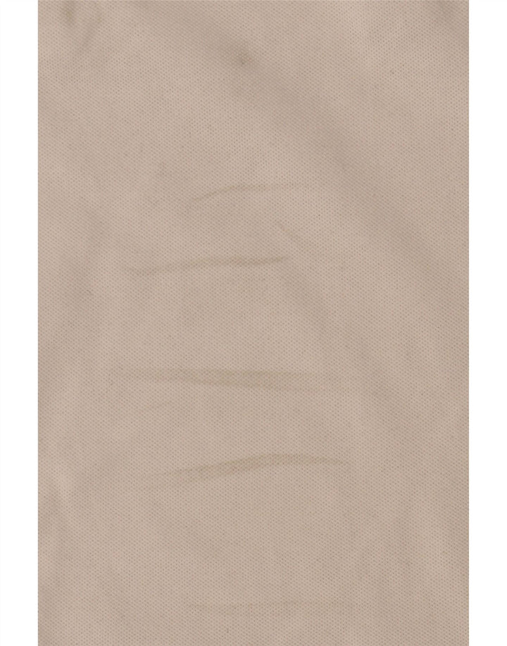 Lacoste Mens Polo Shirt Size 4 Medium White Cotton