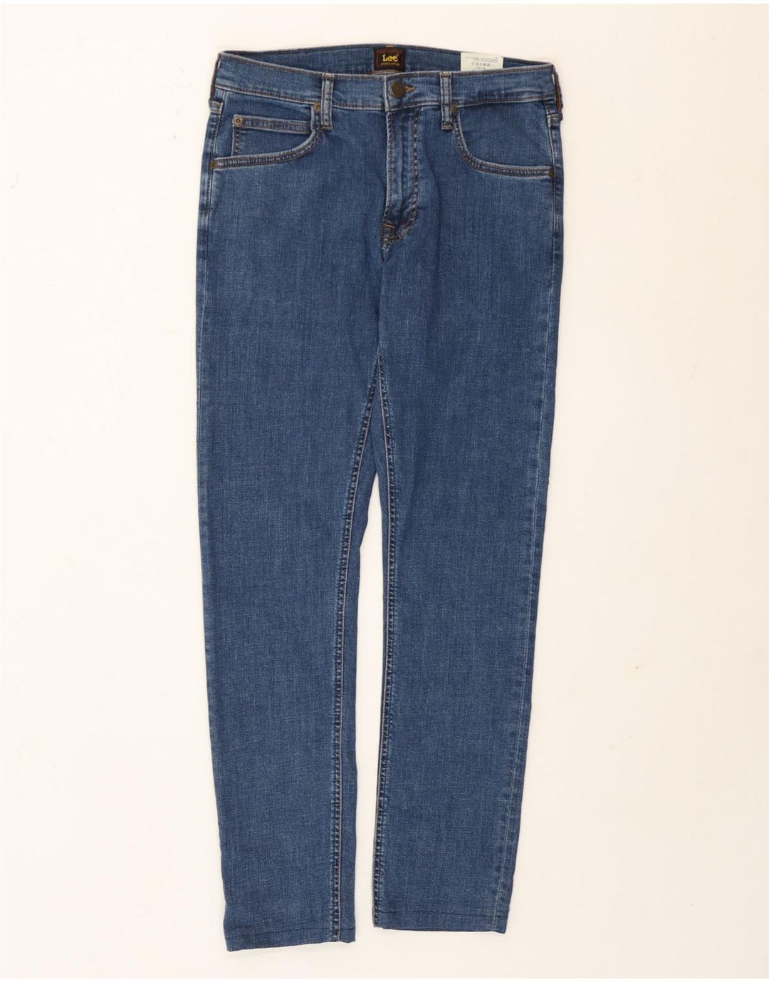 Lee Mens Luke Slim Jeans W29 L29 Blue Cotton