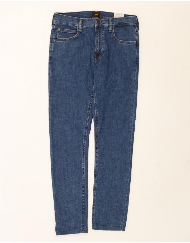 Lee Mens Luke Slim Jeans W29 L29 Blue Cotton