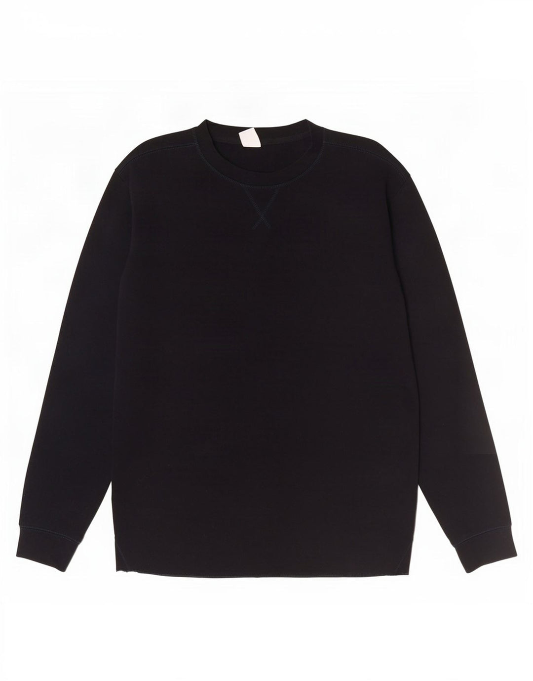 Zara Homme Top Manches Longues Coton Noir Moyen