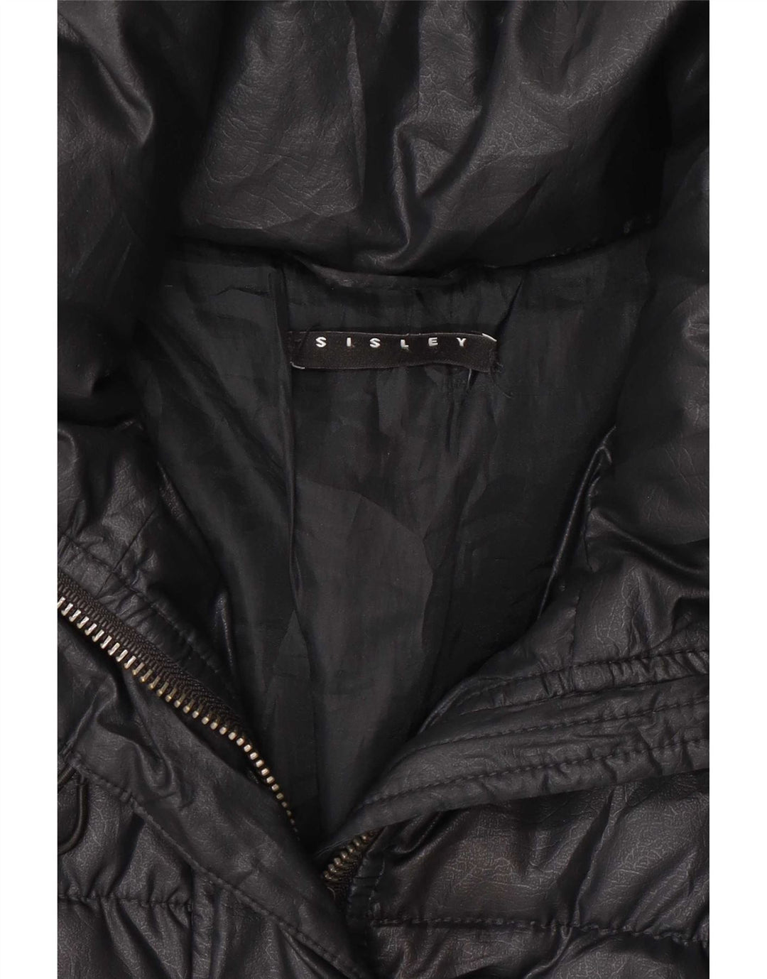 Sisley Girls Padded Jacket 5-6 Years Black Polyester