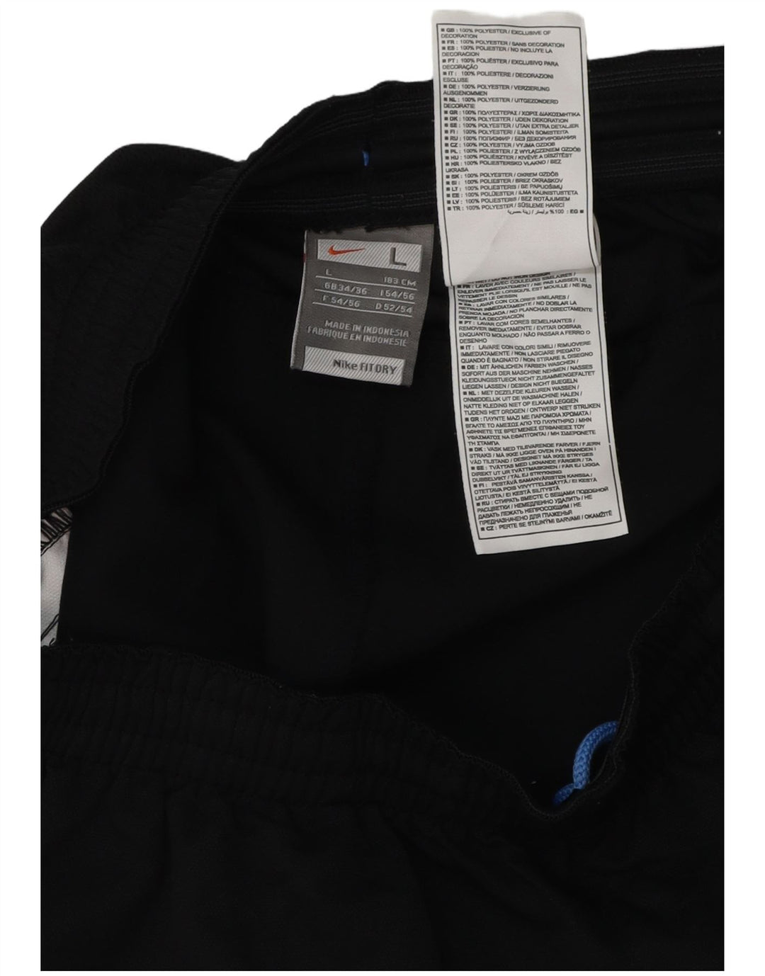 Nike Mens Sport Shorts Large  Black Colourblock Polyester