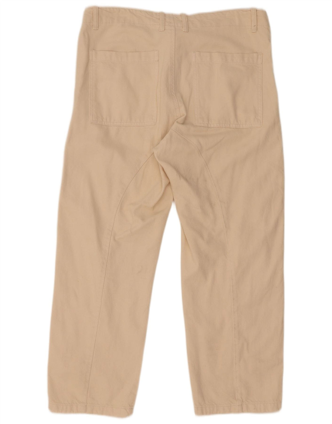 Zara Womens Straight Jeans Large W30 L27 Beige