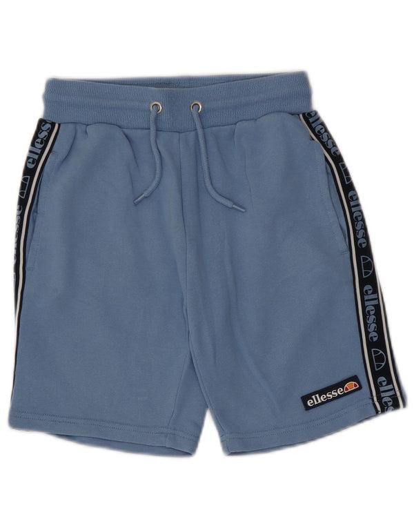 Ellesse Boys Graphic Sports Shorts 10-11 år Blå Colourblock Bomuld