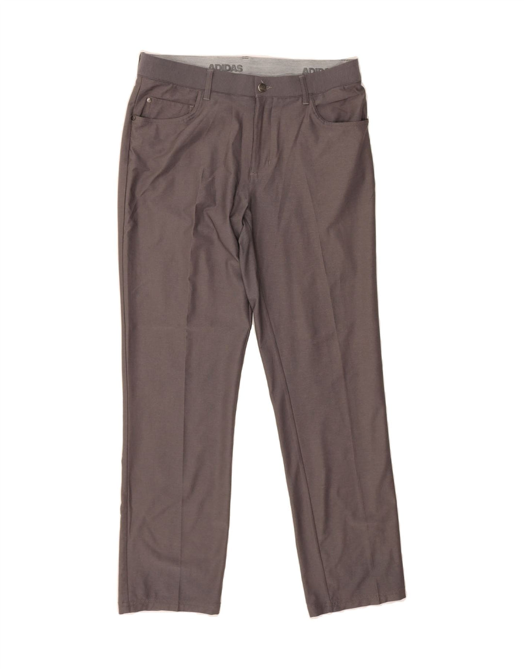 ADIDAS Mens Straight Casual Trousers W32 L32 Grey Polyester Vintage Adidas and Second-Hand Adidas from Messina Hembry 