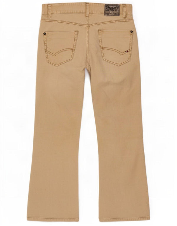 Tommy Hilfiger Damen Bootcut-Cordhose W34 L32 Beige Baumwolle