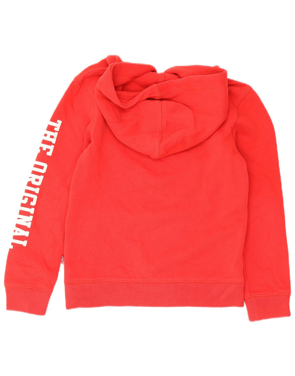Maglione con cappuccio grafico Levi's per ragazzi 9-10 anni in cotone rosso