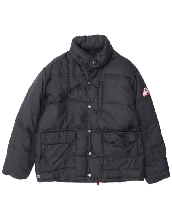 Invicta Veste matelassée à capuche pour femme UK 14 Large Bleu Marine Polyamide