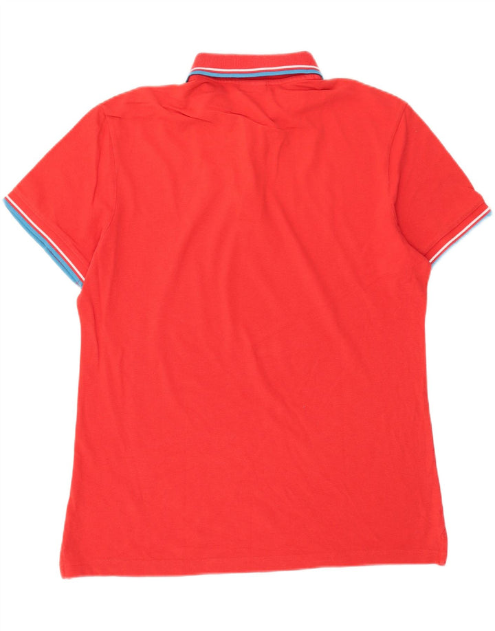 DIADORA Mens Polo Shirt XL Red Vintage Diadora and Second-Hand Diadora from Messina Hembry 