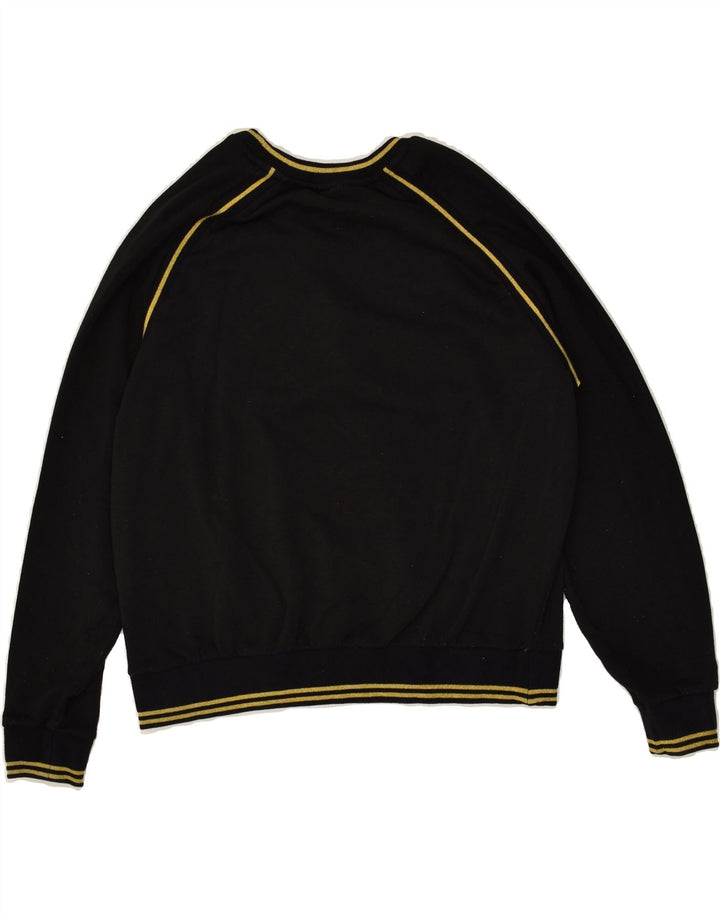 FILA Boys Graphic Sweatshirt Jumper 15-16 Years Large Black Cotton | Vintage Fila | Thrift | Second-Hand Fila | Used Clothing | Messina Hembry 