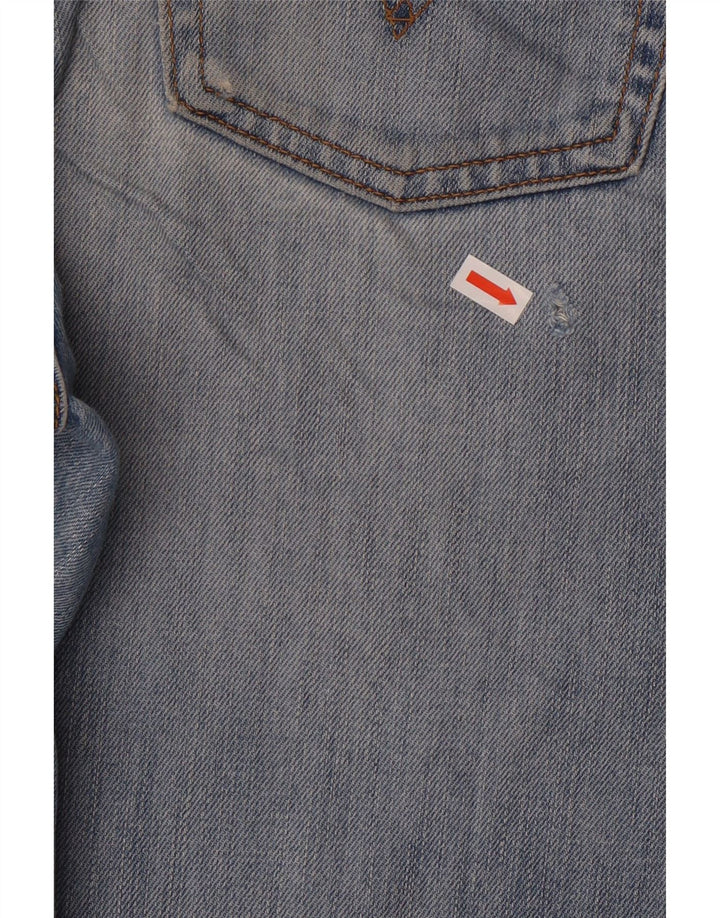 LEVI'S Mens 751 Straight Jeans W34 L28 Blue Cotton