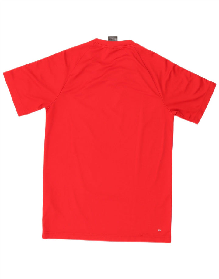 Adidas Mens T-Shirt Top Small Red Polyester