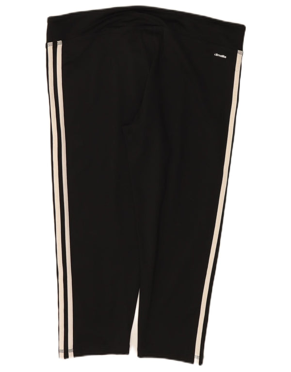 Adidas Dame Climalite Capri Leggings UK 20/22 XL Sort Polyester