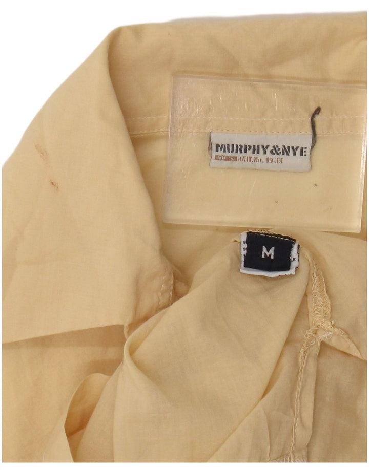 Camicia pullover con maniche a 3/4 da donna Murphy & Nye UK 14 Cotone giallo medio