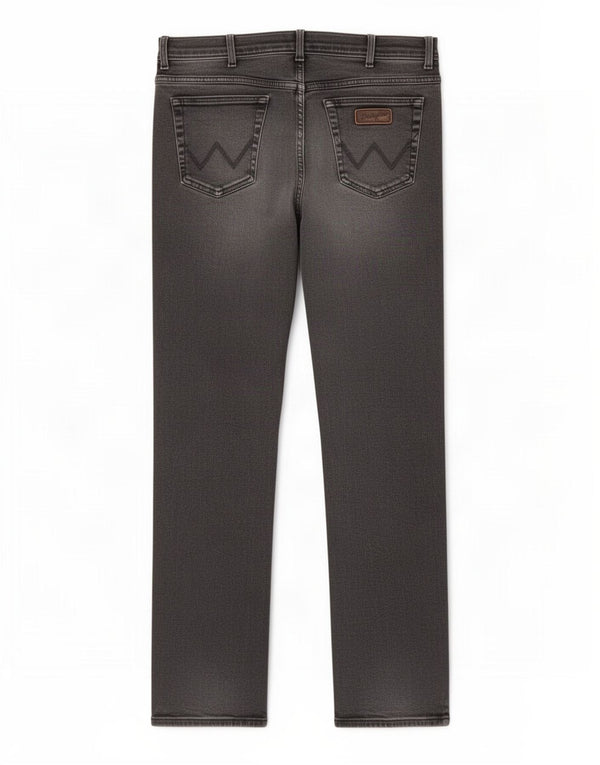 Wrangler Mens Texas Straight Jeans W40 L34 Grey Cotton