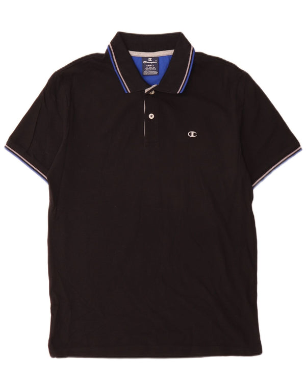 Champion Mens Polo Shirt Small Black