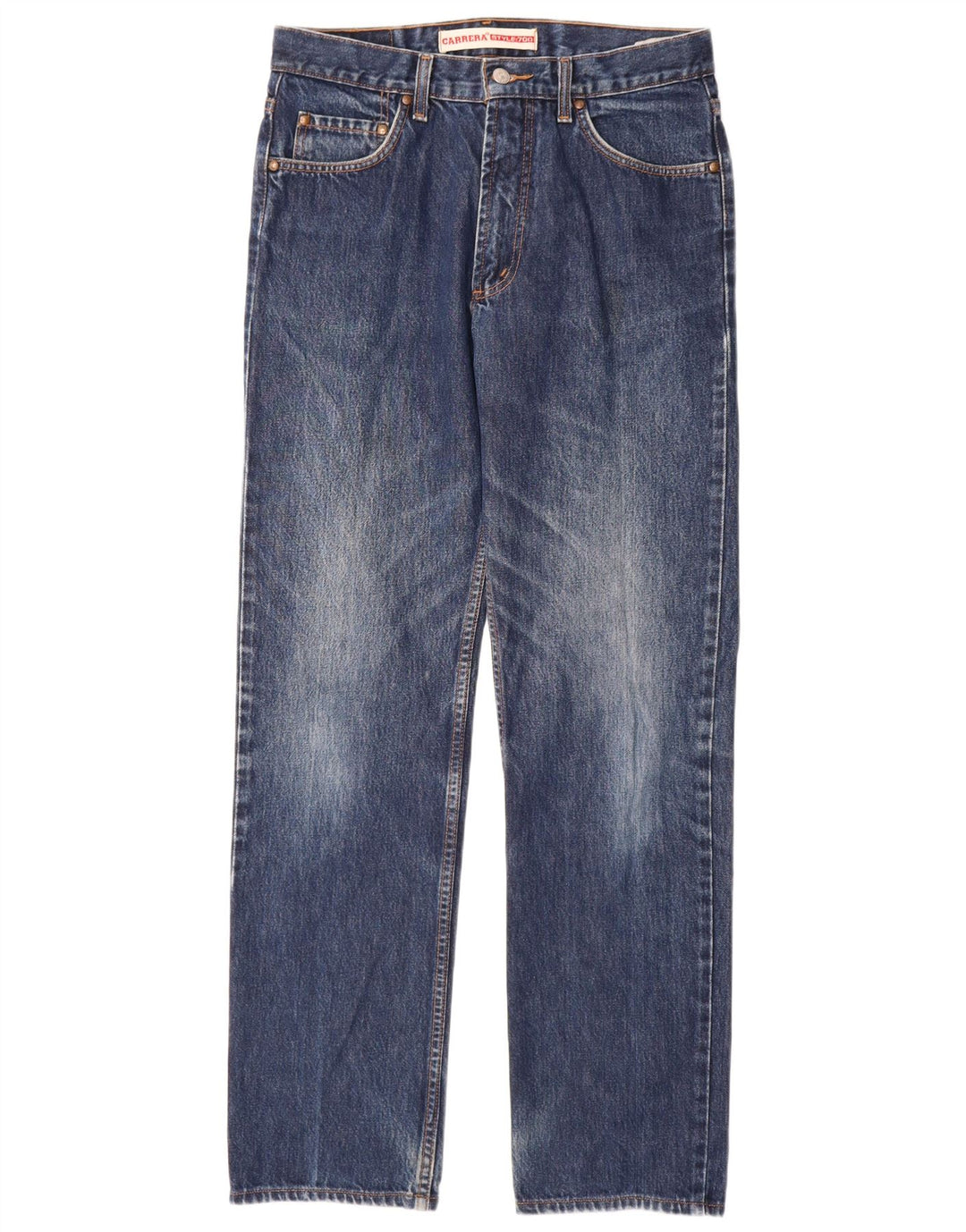 Carrera Mens Straight Jeans W32 L33 Blue