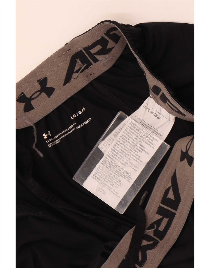 Under Armour Herren-Sportshorts, groß, schwarzes Polyester