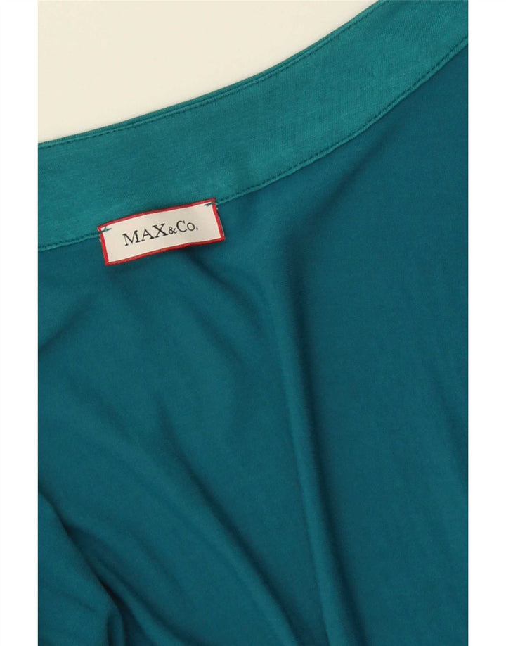 Max & Co. Womens Sleeveless A-Line Dress UK 14 Medium Blue