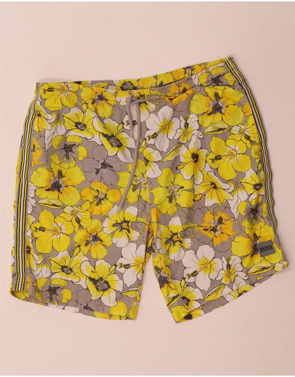 Hugo Boss Badeshorts til mænd Medium Flerfarvet Blomster