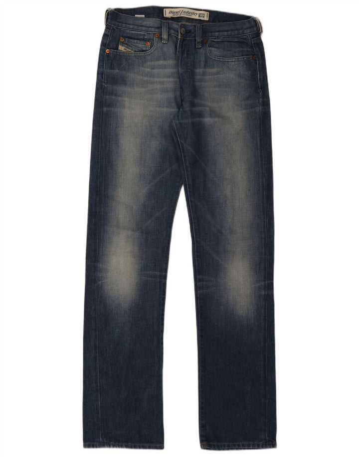 Diesel Mens Straight Jeans W29 L33 Blue Cotton