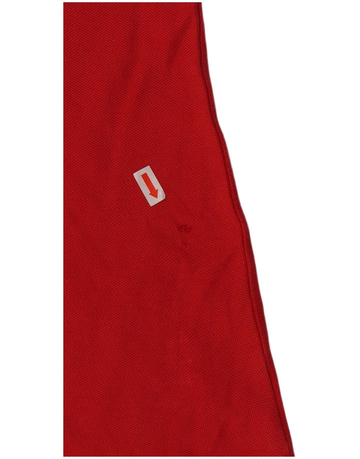 FILA Mens Polo Shirt IT 52 Large Red Cotton