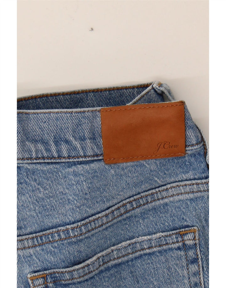 J. CREW Womens Distressed Crop Bootcut Jeans W25 L25 Blue Cotton Vintage J. Crew and Second-Hand J. Crew from Messina Hembry 