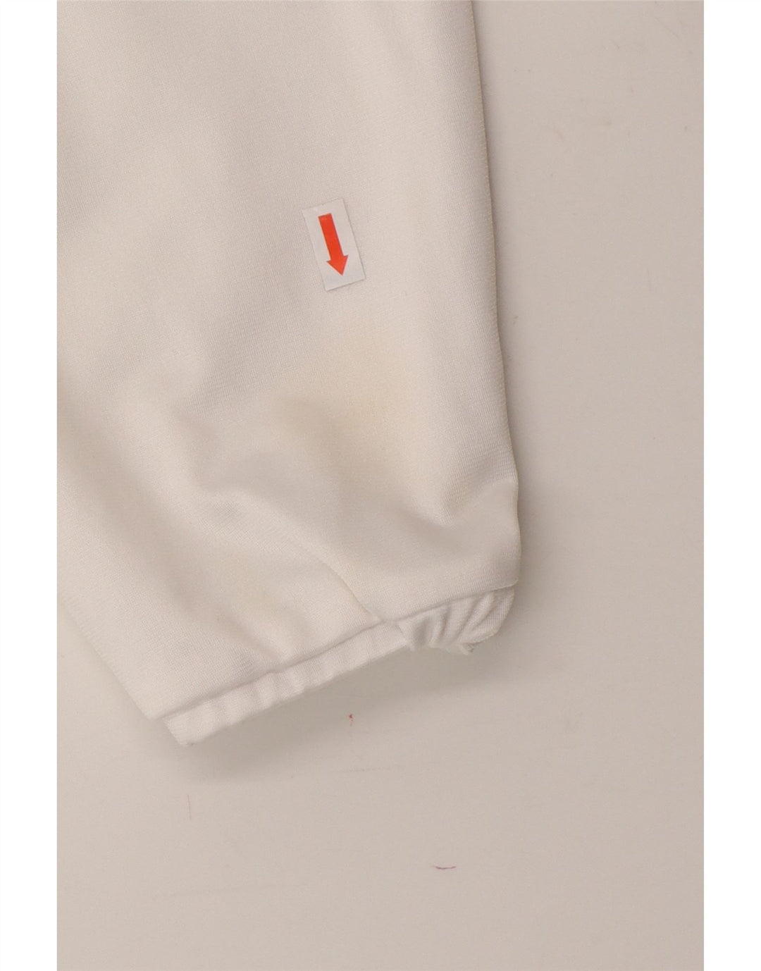 ASICS Womens Tracksuit Top Jacket UK 10 Small White Colourblock Polyester Vintage Asics and Second-Hand Asics from Messina Hembry 