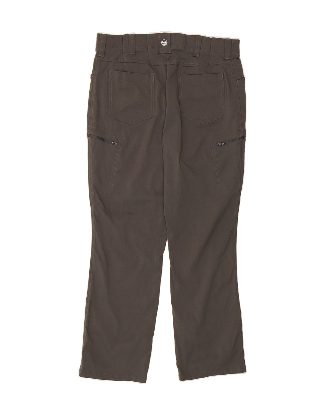 WRANGLER Womens Straight Cargo Trousers W34 L30 Grey Nylon Vintage Wrangler and Second-Hand Wrangler from Messina Hembry 