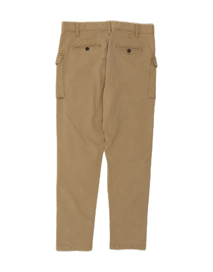 SELECTED Womens Slim Cargo Trousers W30 L27 Beige Vintage Selected and Second-Hand Selected from Messina Hembry 
