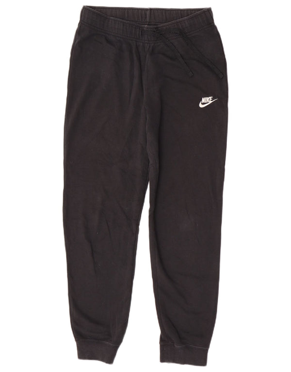 Nike Damen Trainingshose Jogger UK 12 Mittelschwarze Baumwolle