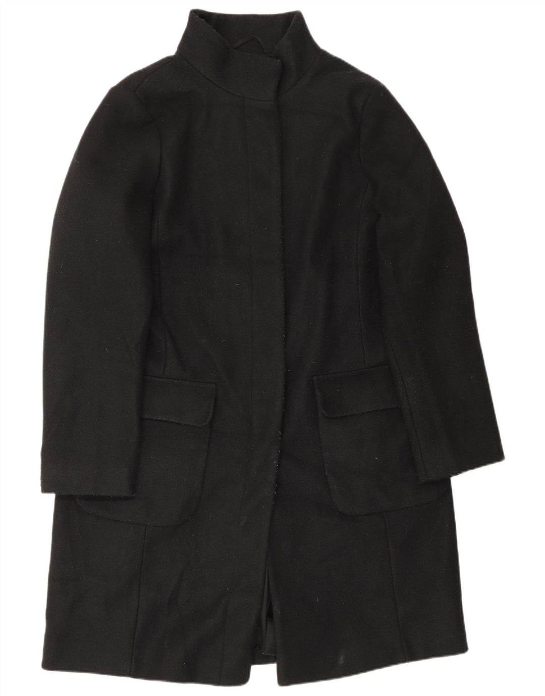 Marks & Spencer Womens Overcoat UK 16 Large  Black Polyester