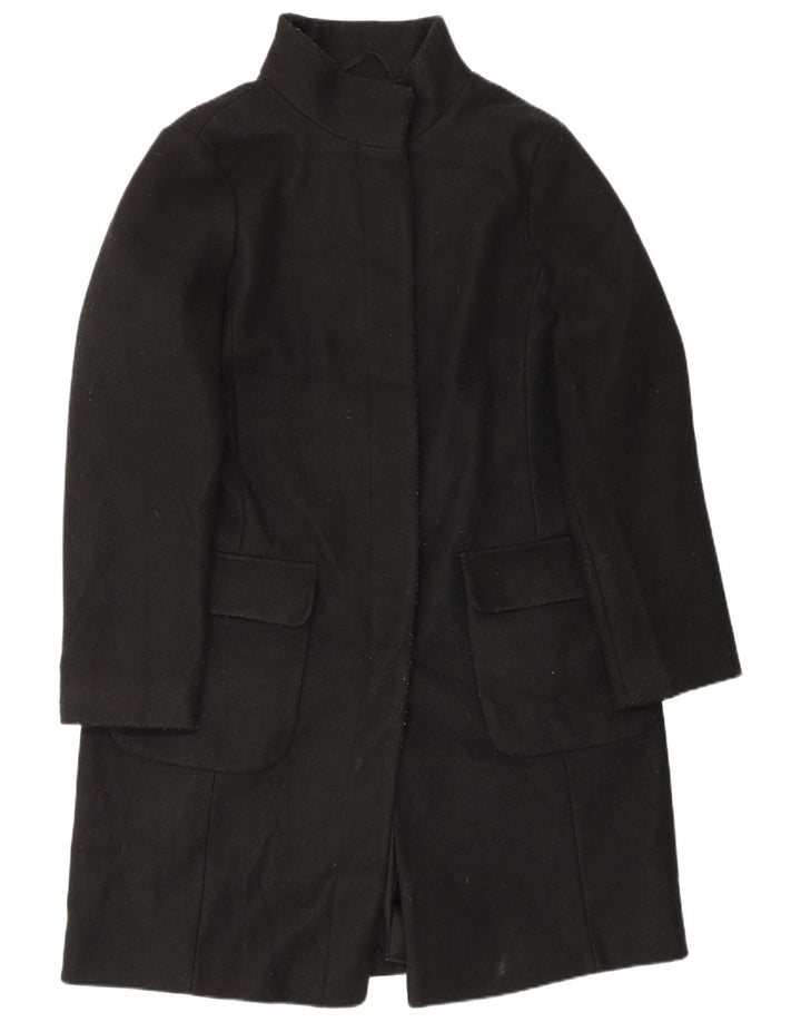 Marks & Spencer Womens Overcoat UK 16 Large  Black Polyester