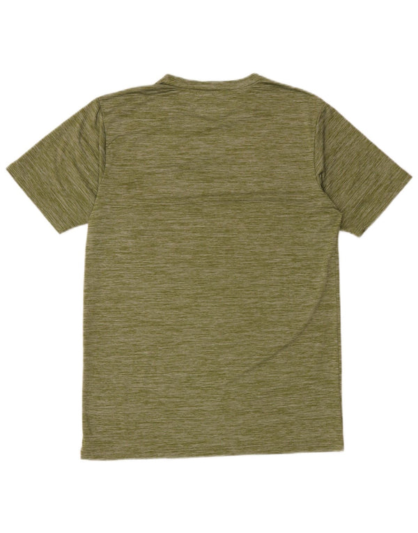 T-shirt Adidas da uomo Top grande verde screziato