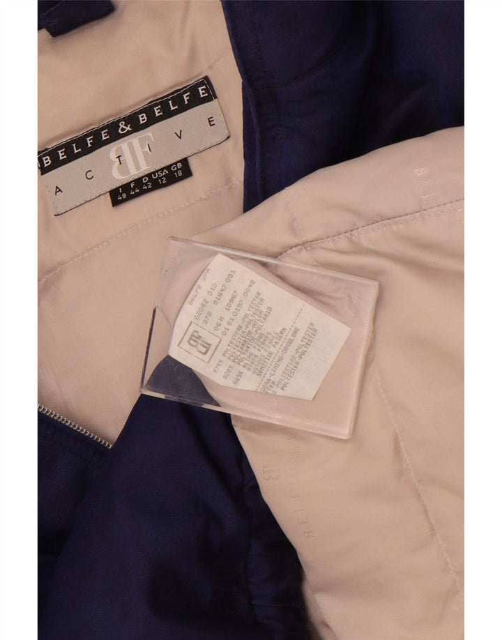 Belfe & Belfe Chaqueta Acolchada Mujer ES 40 XL Poliéster Azul Marino