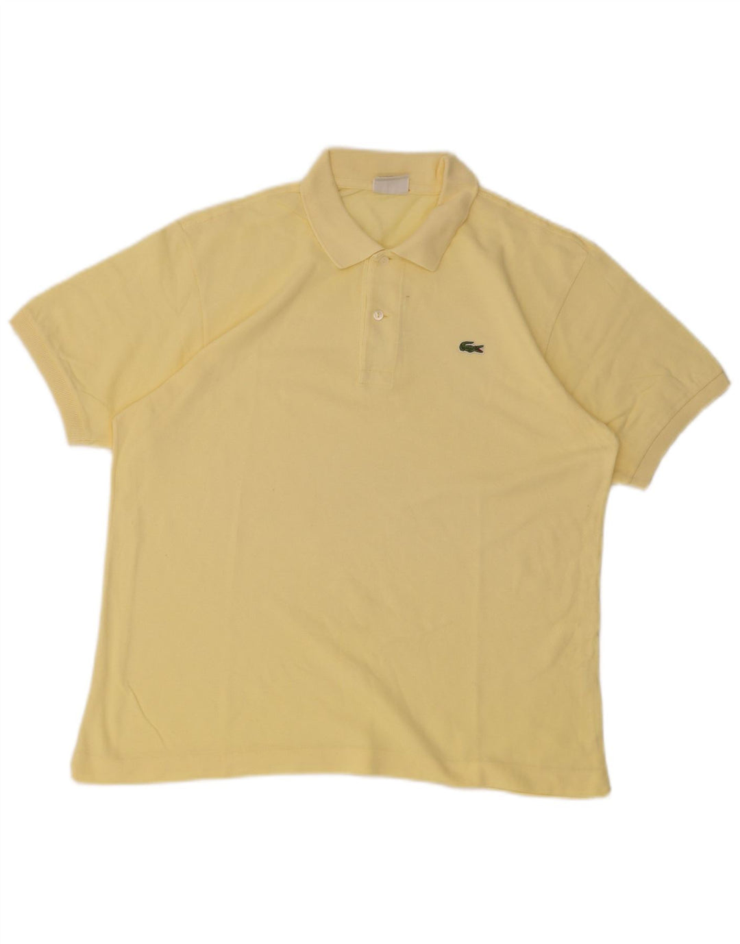 Lacoste Mens Polo Shirt Size 5 Large Yellow