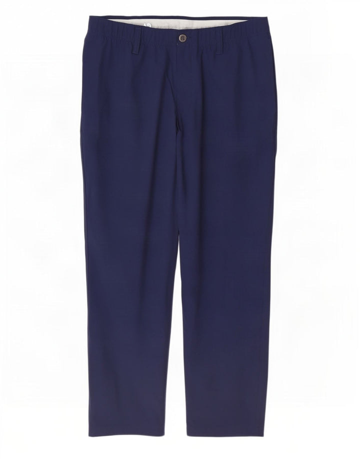 Under Armour Slim Chino-Hose für Herren, W36 L30, marineblaues Polyester
