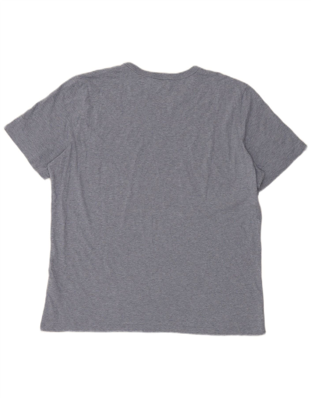 Cos Mens Regular T-Shirt Top Large Blue Flecked Cotton