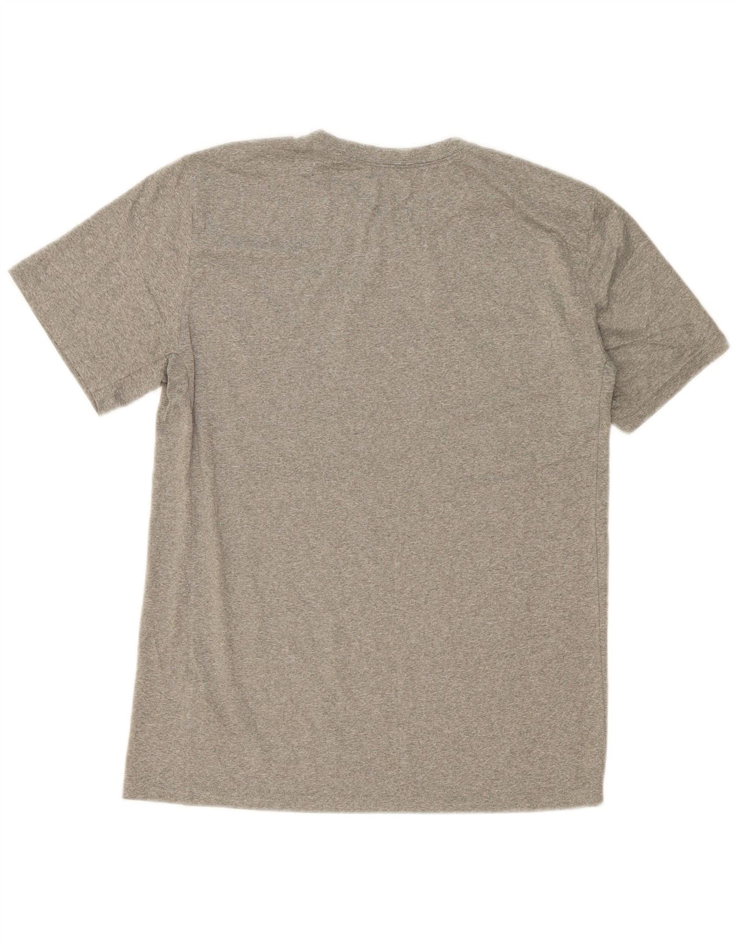Nike Mens Dri Fit Graphic T-Shirt Top Medium Grey Polyester