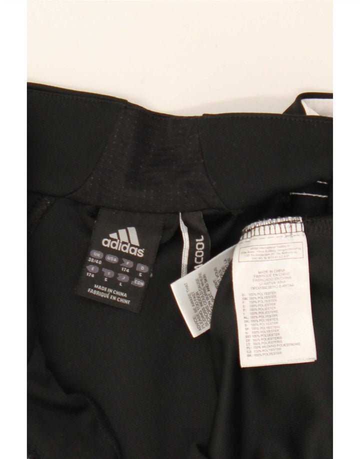 Adidas Mens Climacool Zip Neck Jersey Chándal Top UK 38/40 Mediano Negro