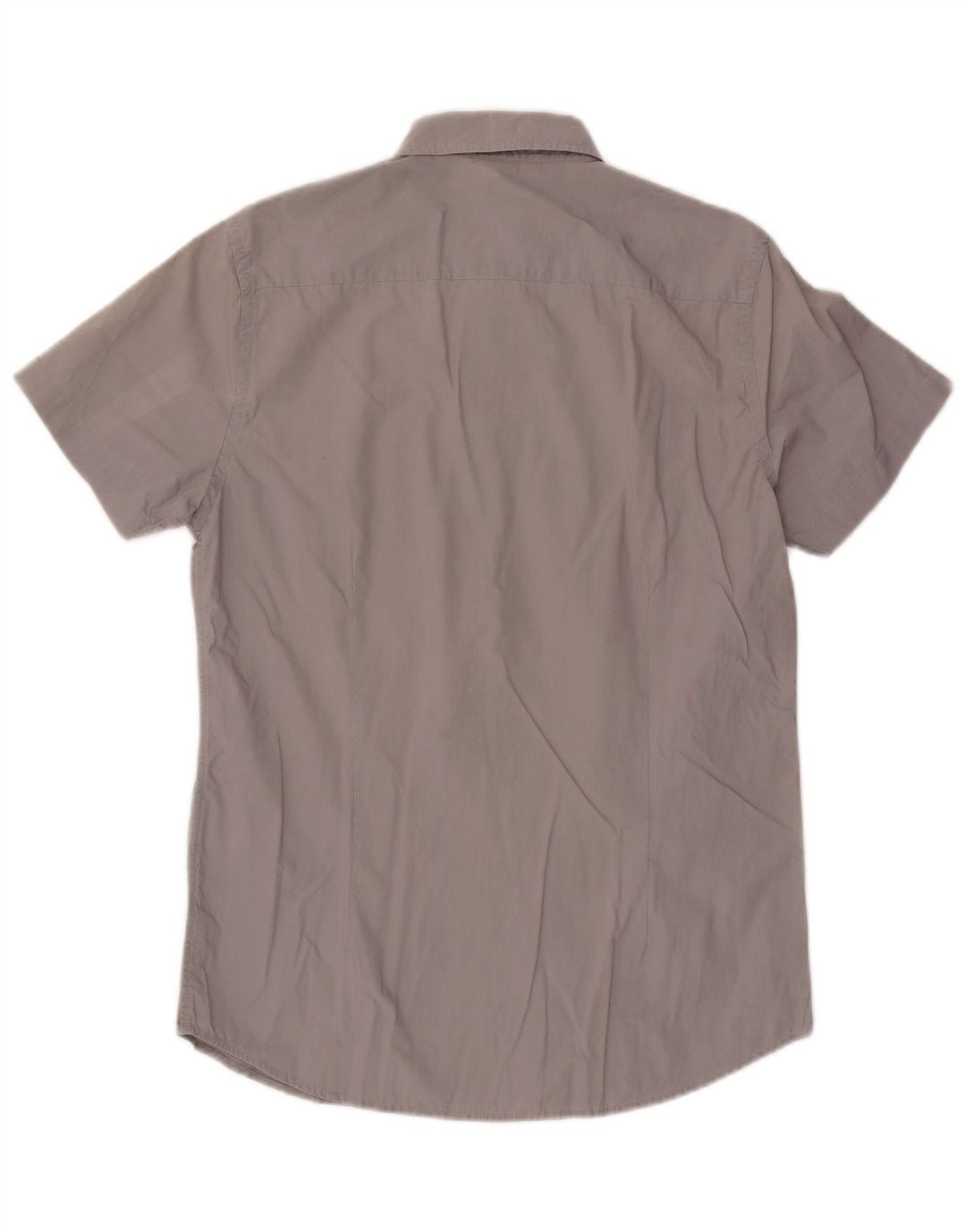 Murphy & Nye Mens Short Sleeve Shirt Medium Grey Cotton