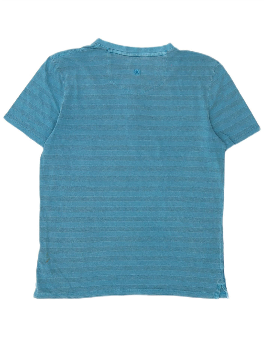 Fat Face Mens T-Shirt Top Medium Blue Striped Cotton
