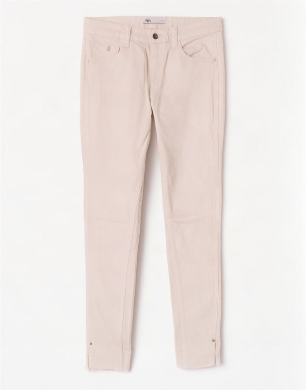 Zara Damen Skinny Jeans EU 38 Small W28 L27 Weiß