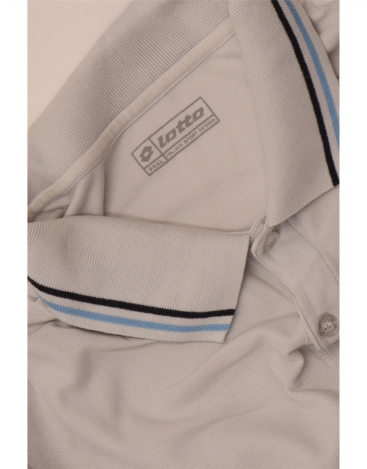 Lotto Mens Polo Shirt 2XL Grey